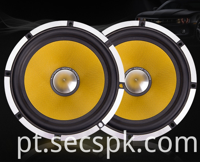 Moldura de alumínio 6 Altifalante para automóvel de 5 polegadas Aluminum Frame 6 5 Inch Car Speaker